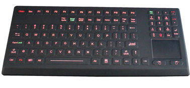 Industrial Backlighted Silicone Waterproof Keyboard With Touchpad 108 Key Army Keyboard