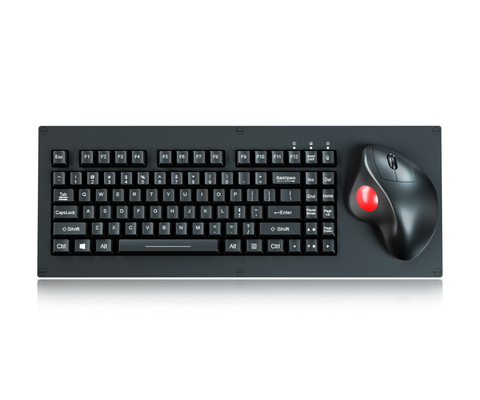 IP54 Waterproof Mechanical Keyboard With Trackball Mouse