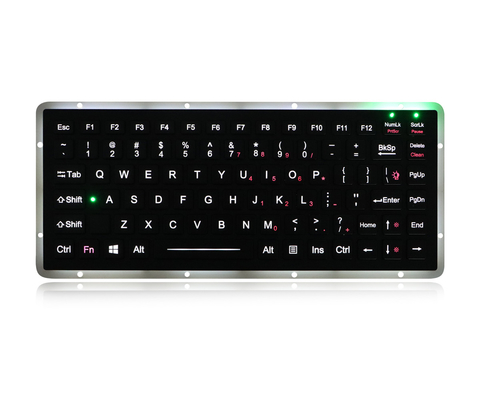 Durable Embedded Military EMC Keyboard With Polymer Keys