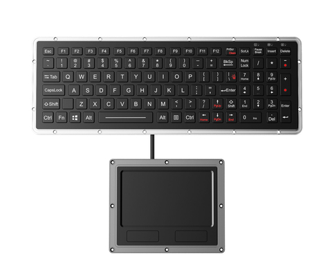 Dynamic Waterproof Backlit Chiclet Keyboard Rugged For Harsh Environments