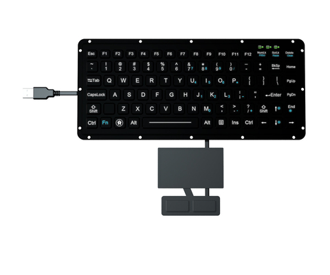Durable Embedded Silicone Keyboard Built In PCB Salt-Mist Resistant