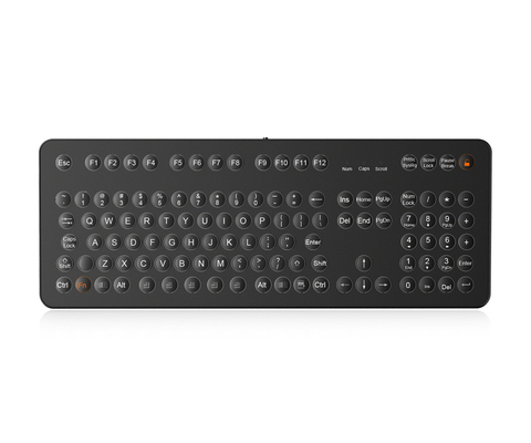 IP68 Industrial Membrane Keyboard With OMRON Key Technology Chemical And Liquid Resistant