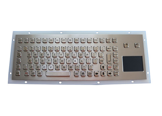Dynamic PS2 Panel Mount Metal Keyboard Ruggedized Touchpad