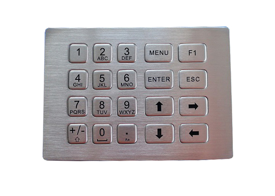 Matrix Interface Stainless Steel Numeric Keypad Industrial Mini Keypad For Kiosk