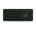 Ruggedized Silicone Industrial Keyboard With Touchpad, Washable Silicone Medical Keyboard