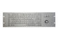 PS2 19U Stainless Steel Industrial Keyboard 400DPI IP65 Static