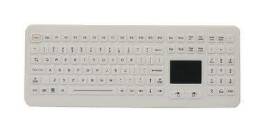 IP68 Desktop Waterproof Rubber Medical Grade Keyboards with Touchpad with USB