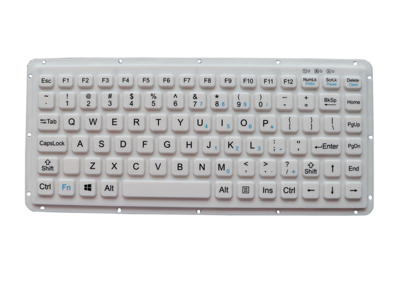 IP67 Washable Medical Silicone Industrial Keyboard With Membrane Key Switch