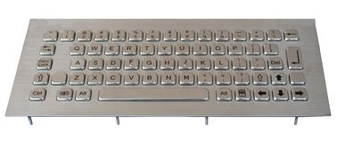 Vandal Proof Rugged Panel Mount Stainless Steel Keyboard for Self Service Kiosk
