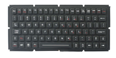IP65 thin silicone industrial keyboard with OEM version for ruggdeized computer