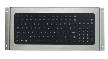 119 keys IP67 silicone industrial keyboard, USB black desktop keyboard