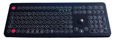 108 Keys IP68 dynamic rated washable industrial membrane keyboard USB Desktop