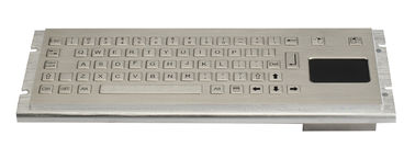 Small IP65 dynamic vandal proof Industrial Keyboard With Touchpad , short stroke