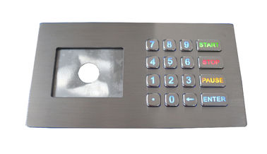 IP67 colourful backlit stainless steel keypad usb numeric keypads with LCD