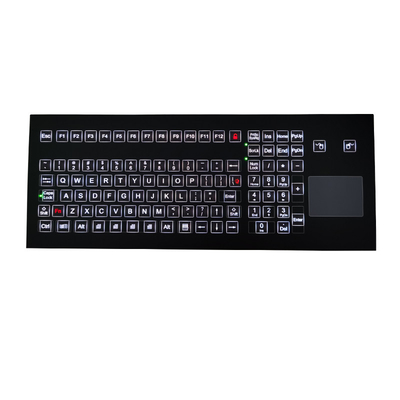 108 Keys Ruggedized Industrial Membrane Keyboard OMRON Switch Technology With Backlight