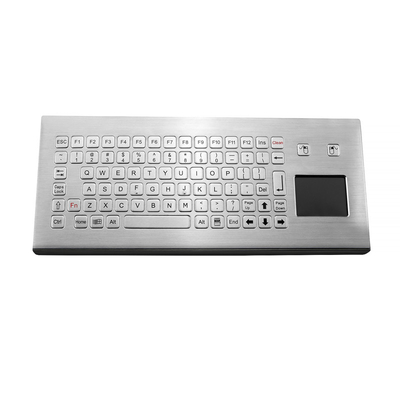 Ip68 Fully Sealed Rugged Industrial Metal Keyboard With Resistive Touchpad