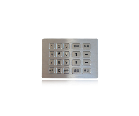 waterproof metal keypad with rugged ATM kiosk numeric  keypad
