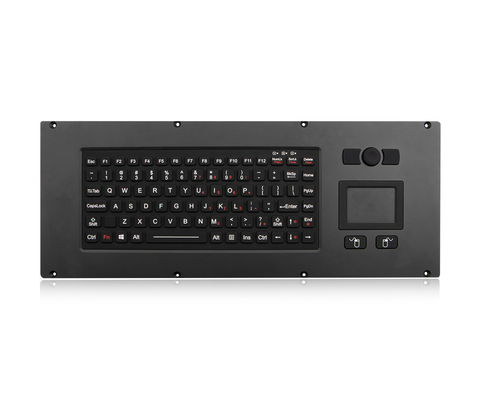91 Keys 30mA Silicone Industrial Keyboard USB FCC With Touchpad Backlight Keyboard