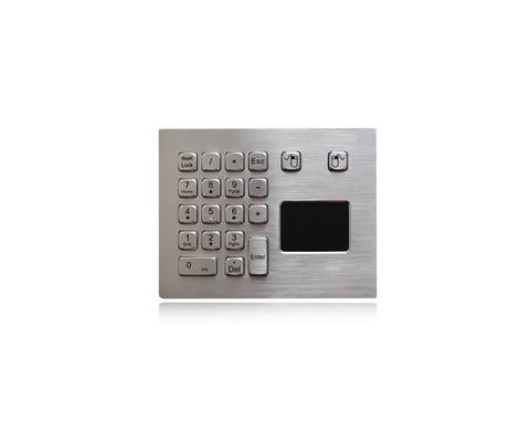 Waterproof Industrial Rugged Touchpad Rear Panel Mounting IP65 With Long Stroke