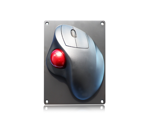 IP52 Ergonomic Industrial Trackball Mouse 34.0mm Panel Mounting USB Interface