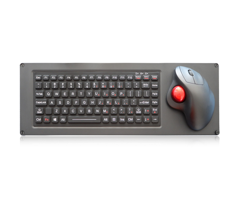 IP65 Dynamic Industrial Keyboard Ruggedized Backlight Silicone Rubber Keyboard