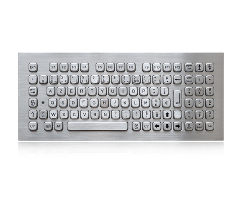 USB 97 Keys Stainless Steel Keyboard With Integrated Numeric Keypad