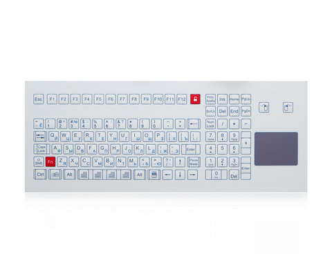 105 Keys Industrial Membrane Keyboard With Integrated Numeric Keypad Russia Layout