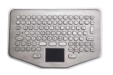 Mini IP65 Explosion Proof desk top industrial metal keyboard With waterproof touchpad