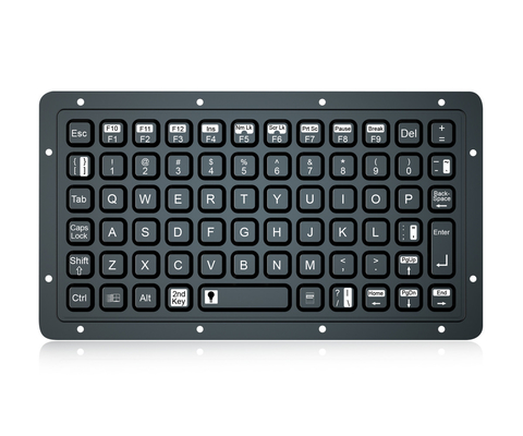 Embedded Rugged Military Silicone Rubber Keyboard 69 Keys USB Backlit Keyboard