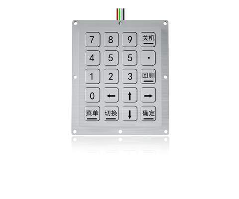 20 Keys Metal Keypad With Durable Construction And Waterproof Design