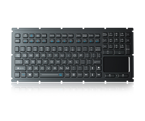 Waterproof EMC Keyboard With Touchpad 110 Keys Military Rugged Keyboard