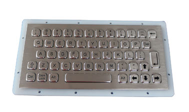 Compact IP65 Stainless Steel Computer Keyboard For Industrial / Access Control