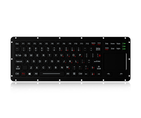 MIL-STD-461G MIL-STD-810F Compliant Military Rugged Keyboard with Touchpad 315.0mm x 108.0mm L x W