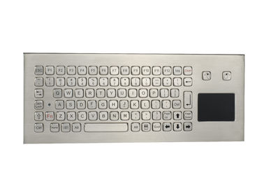 IP68 Rugged Industrial Metal Keyboard With Scroll Function Sealed Touchpad