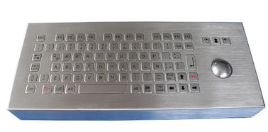 Compact Format Metal Mechanical Keyboard Stainless Steel 84 Keys For Desktop