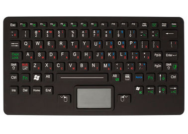 94 Keys IP67 Ruggedized Backlit Silicone Industrial Keyboard With Touchpad Matrix FPC Flex Cable