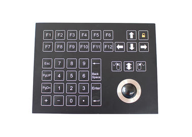 38 Keys Panel Mount Trackball Pointing Device Industrial Membrane Keypad MTB