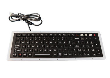 Panel Mount Kiosk EMC Keyboard Black 300mA For Bank Airport