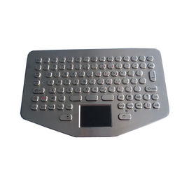 IP65 Static Vehicle Metal Ruggedized Keyboard Waterproof Touchpad 94 keys