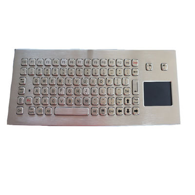 IP68 USB RS232 PS2 Metal industrial Keyboard With Touchpad