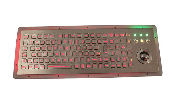 IP67 Industrial Keyboard With Trackball Backlight keypad Waterproof