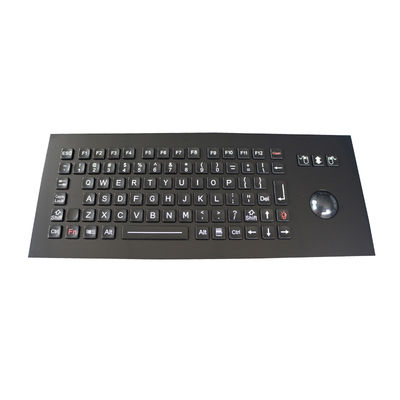 SUS304 PS2 USB Marine Metal Keyboard With Backlit Trackball