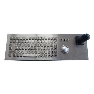 800DPI IP68 Stainless Steel Joystick Keyboard With Trackball Mouse