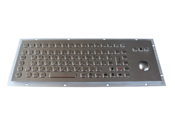 400DPI USB Industrial Ruggedized Keyboard IP65 Mechanical Trackball