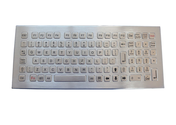 99 Keys Industrial Metal Keyboard Stainless Steel Numeric Keypad FN Keys IP68