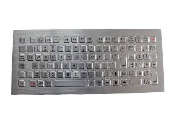 Vandal Proof IP67 Stainless Steel Keyboard SUS304 For Outdoor Kiosk