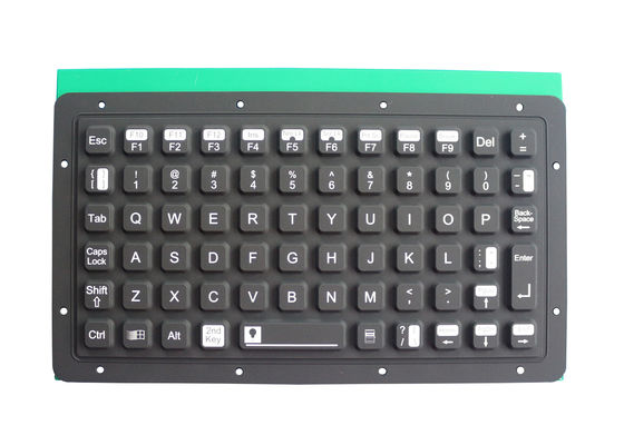 Adjustable Backlight IP67 Dynamic Silicone Rubber Keyboard USB PS2 Military