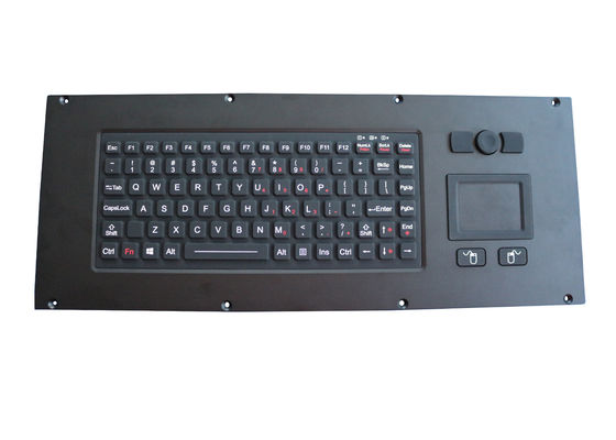 91 Keys 30mA Silicone Industrial Keyboard USB FCC With Touchpad