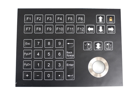 Omron Switch Industrial Membrane Keypad IP67 800DPI Dynamic Optical Trackball