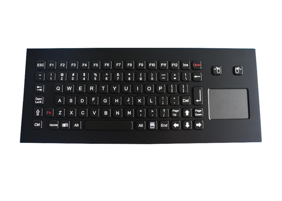 Dynamic Industrial Black Metal Keyboard ESD IK08 With Touchpad
